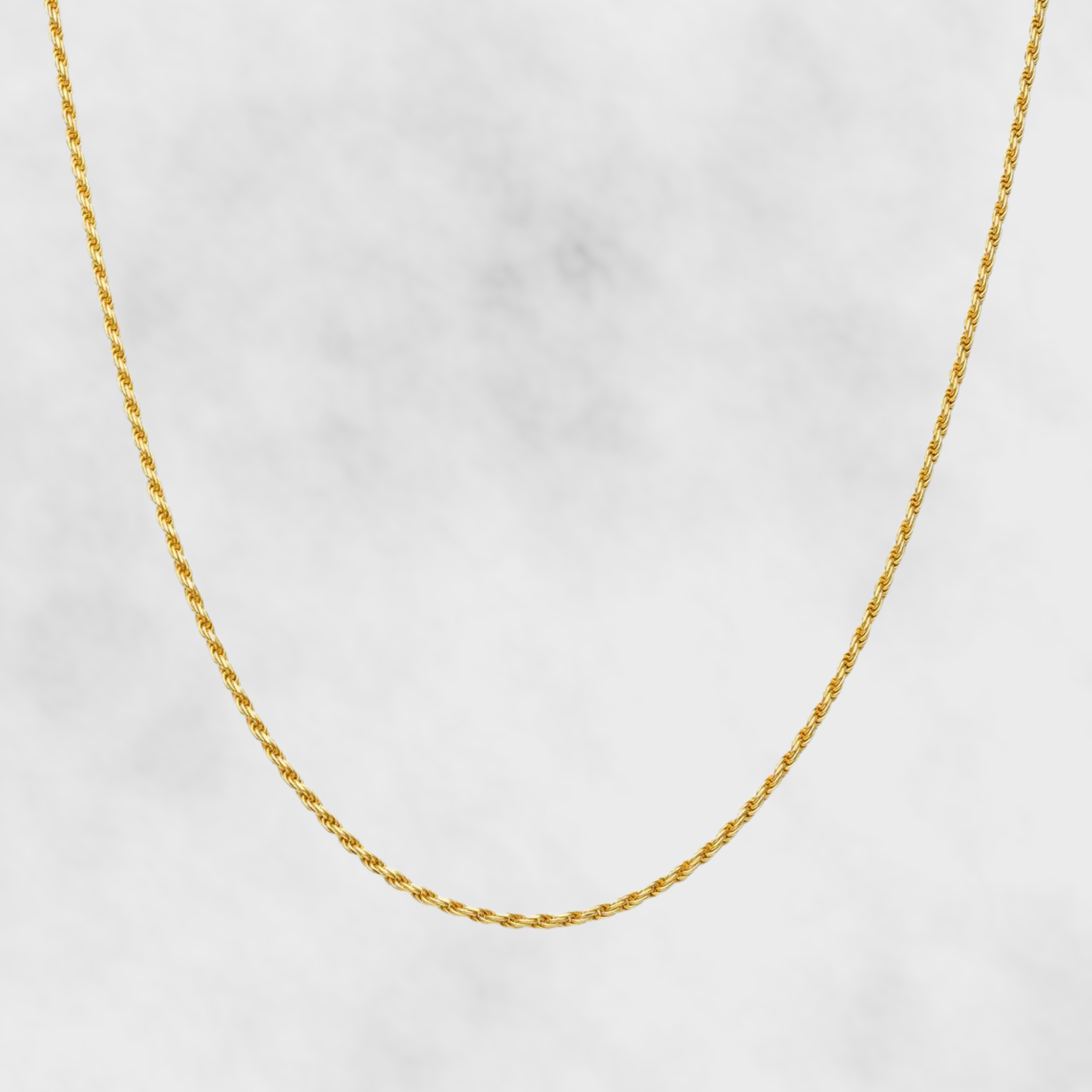 2.5mm Rope Chain - Gold