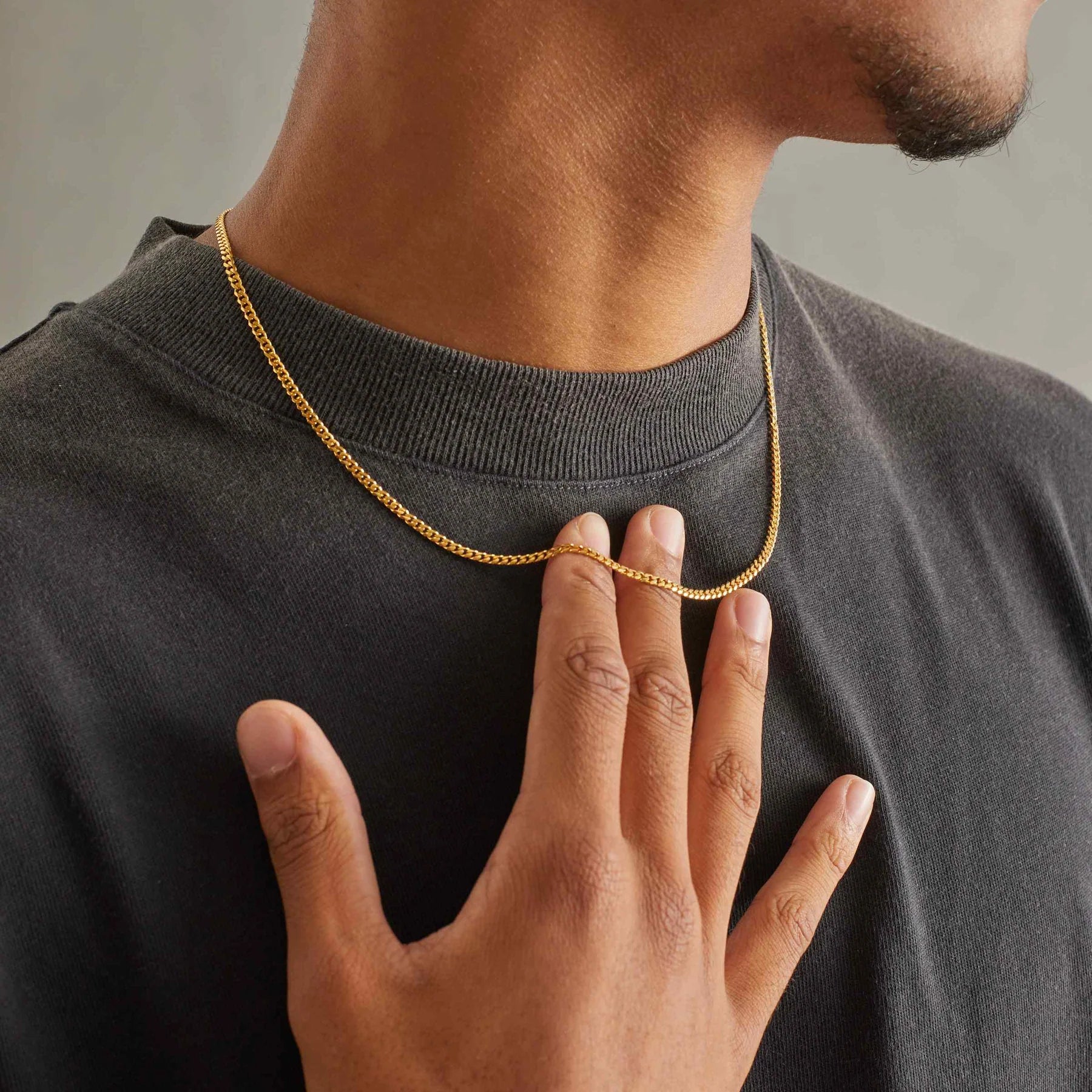 Micro Cuban Chain - Gold