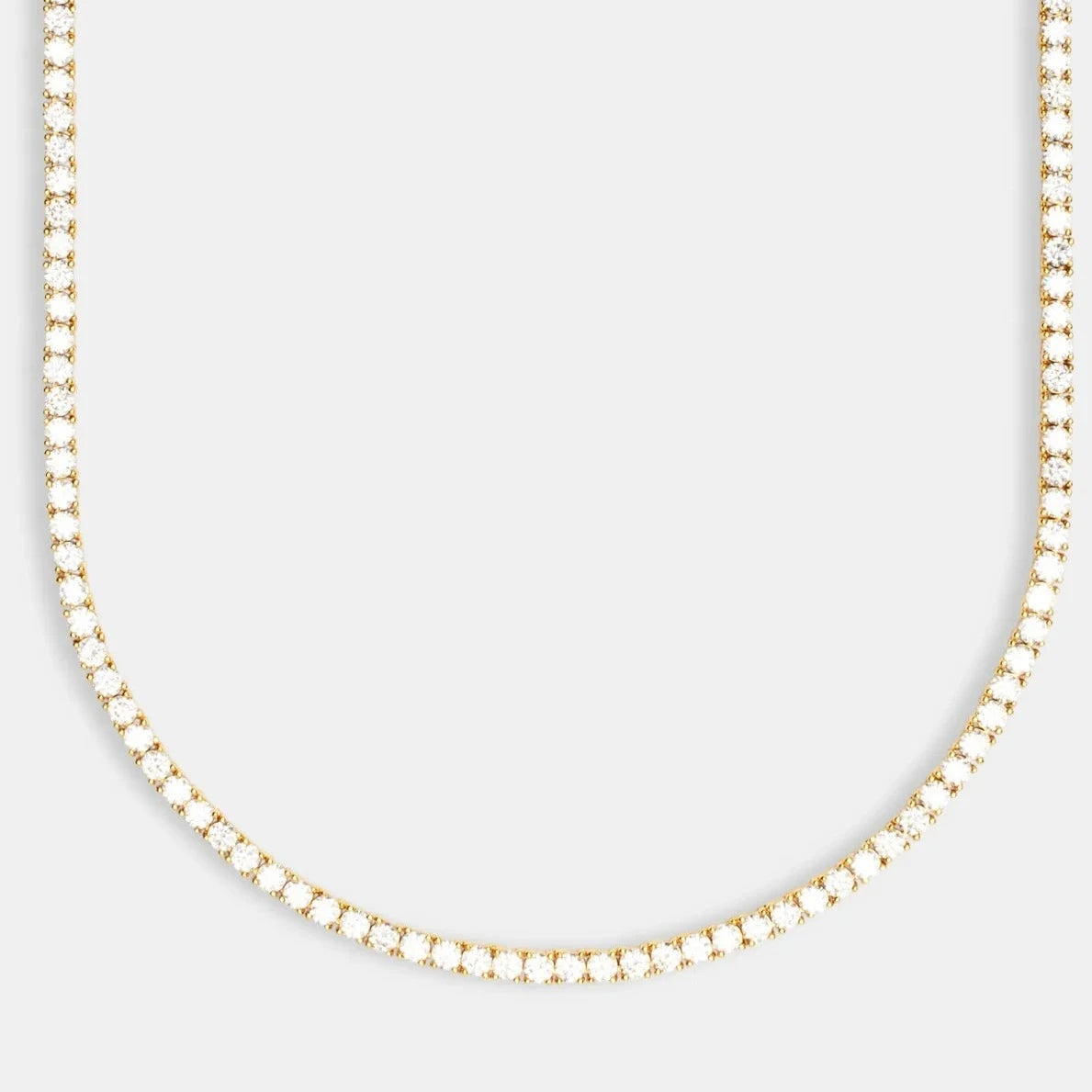 3mm Tennis Chain - Gold