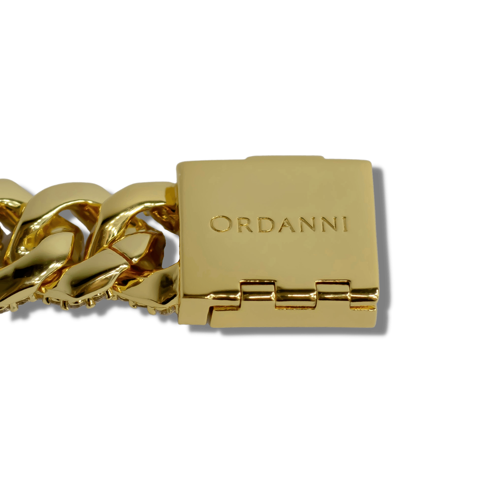 10mm Iced Cuban Link Bracelet - Gold - Ordanni