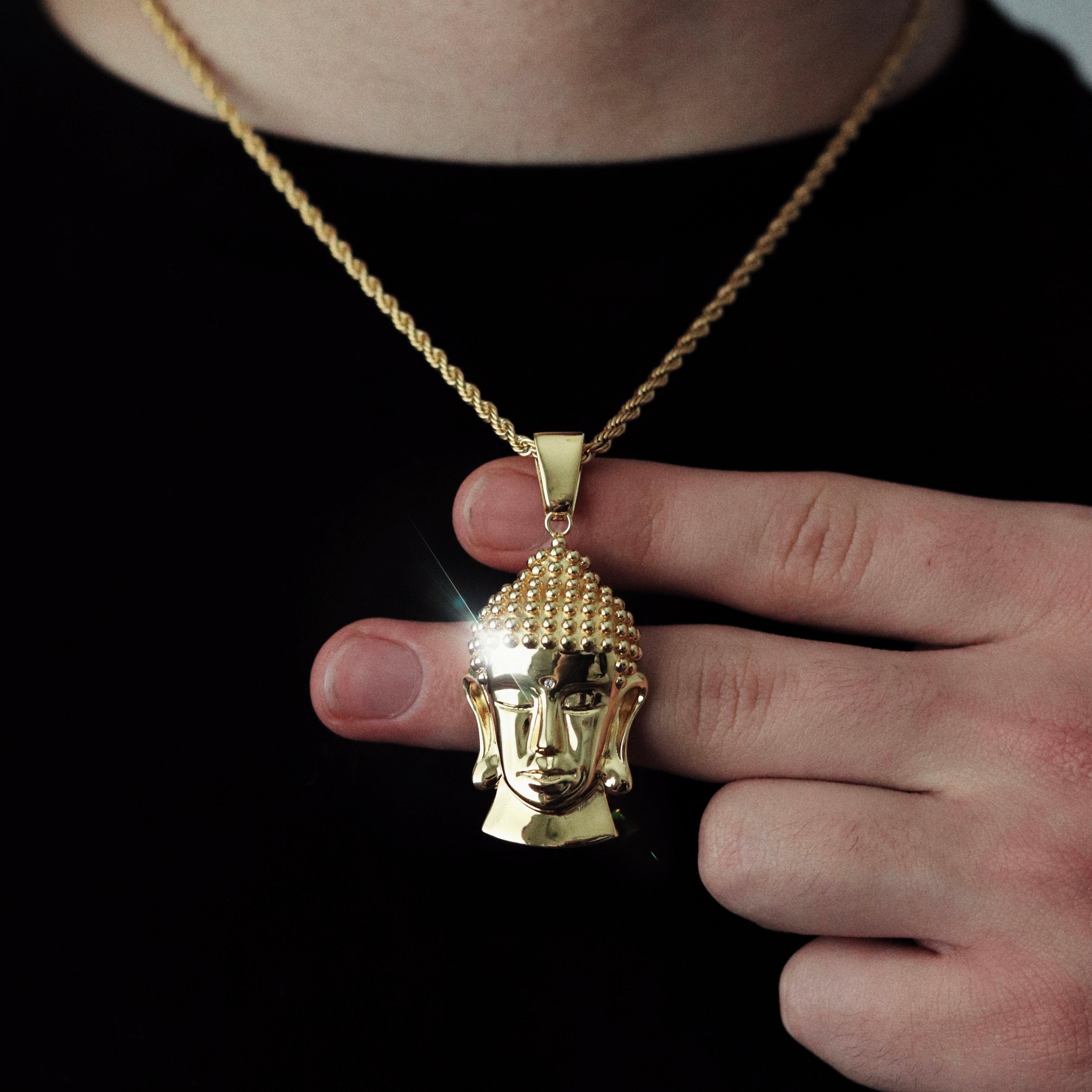 Buddha Pendant - Gold - Ordanni